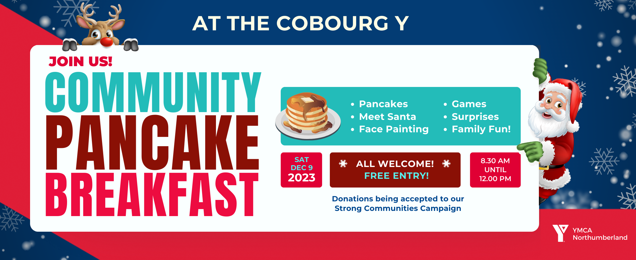 Community Pancake Breakfast YMCA Northumberland