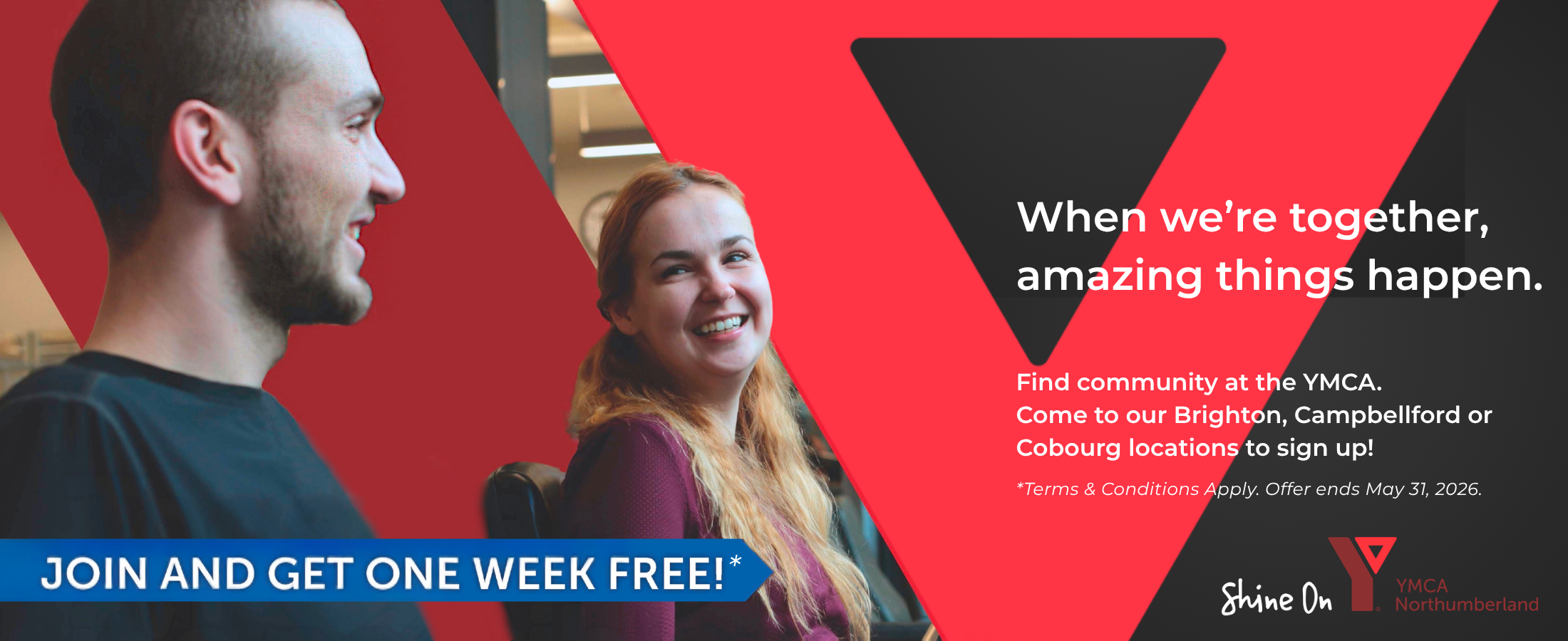 Free Week Start with a Free Week! - YMCA Northumberland